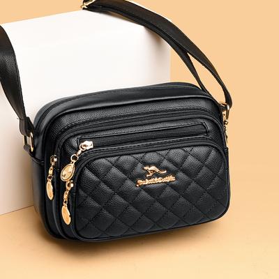 Sac à bandoulière pour femme, nouveau sac à bandoulière tendance avec broderie diamant, petit sac carré pour femme d'âge moyen