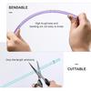 24 PCS, Reble Straws with 4 Brushes, 10.5" Long Tritan Hard Plastic Straws, 12 Colors Translucent Replacement Drinking for 16OZ-32 OZ Tumblers, Cups,