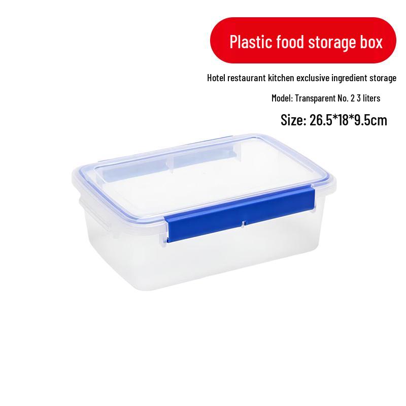 Commercial Clear Plastic Refrigerator Food Storage Containers