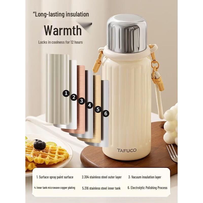 TAFUCO T2416 316 Stainless Steel Portable Insulation Cup