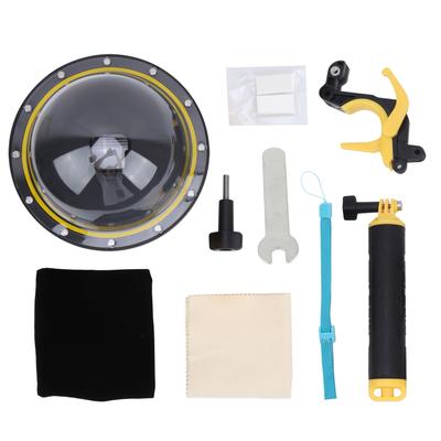 TELESIN Fisheye Sphere Diving Face Shield Waterproof Case for Gopro Hero9 Action Camera