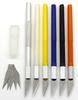 1 Set Scalpel Knife Carving DIY Non Slip Carving Crafts Ceramic Paper Cutting Sculpting Mobile Phone DIY Repair Hand Woodworking