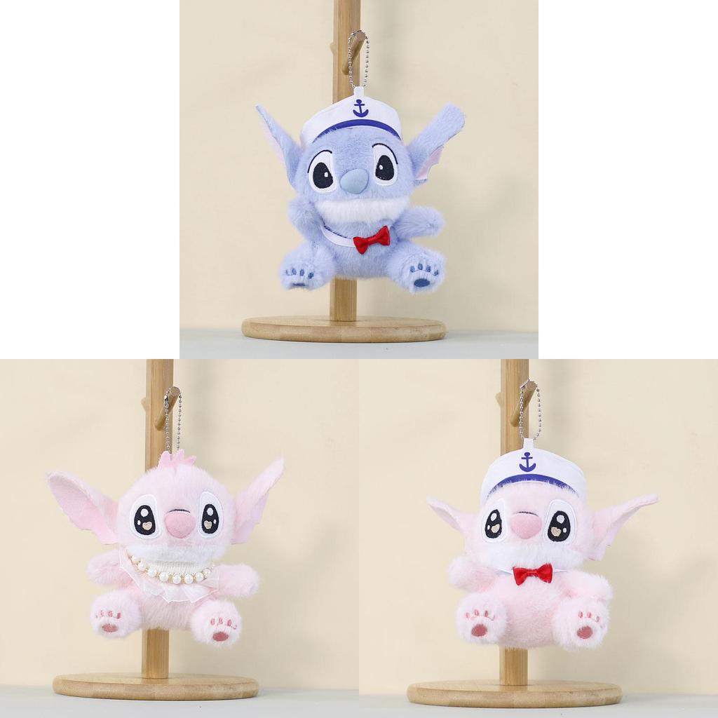 Cute Plush Stitch Necklace Pendant With Soft Cotton For Kids And Teens
