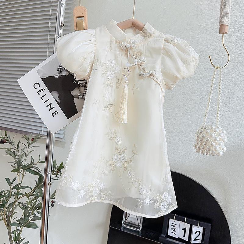 Sommer Hanfu Cheongsam Kleid für Mädchen - Prinzessin TX765