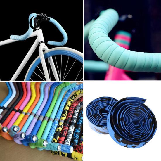 2 szt. Rowerowa droga rowerowa Sportowa kierownica rowerowa Taśma gumowa Wrap z 2 wtyczką