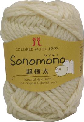 Hamanaka Sonomono Extra 5 0089 Priadza, Hrubá, Col. 11, Biela, 40g, Pribl.. 40m, Lopty,