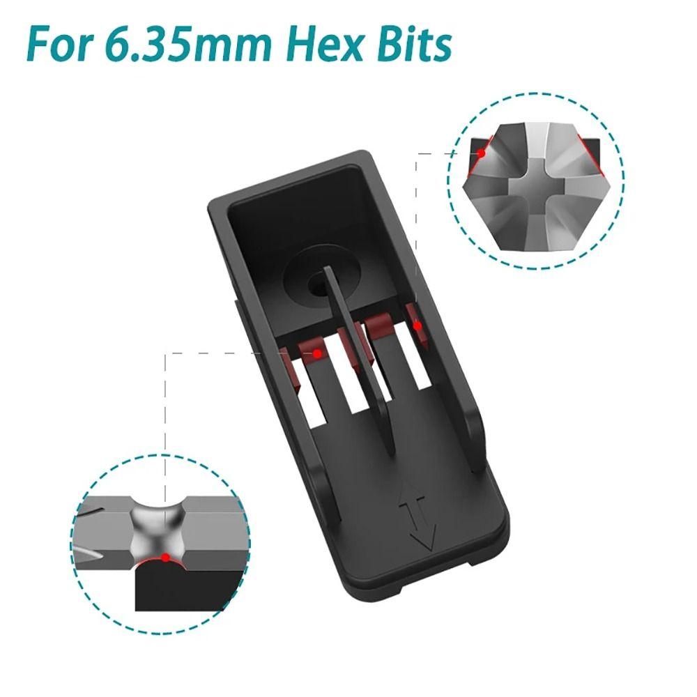 1Pcs with Screws Dual Drill Bit Holder for Makita/Dewalt/Milwauke Electric Screwdriver Bit Holder