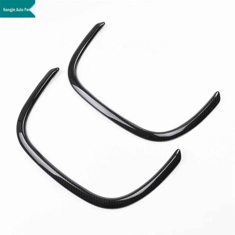 BMW 16 X1 Carbon Fiber ABS Interior/Exterior Trim for Headlight, Steering Wheel, and Air Vent Adjustment.