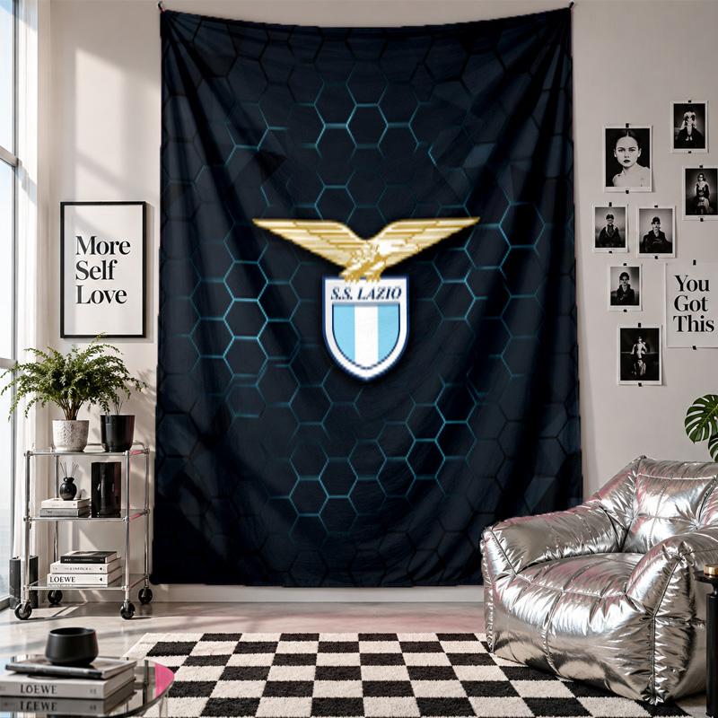 Lazio FC Wall Tapestry Home Decor Wall Hanging Cloth for Bedroom Living Room Background