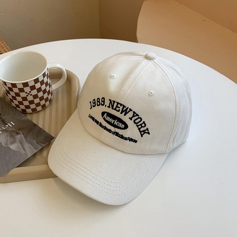 

Мужские и женские бейсболки, регулируемые, повседневные, с вышивкой, Йорк, 1989 г. белый