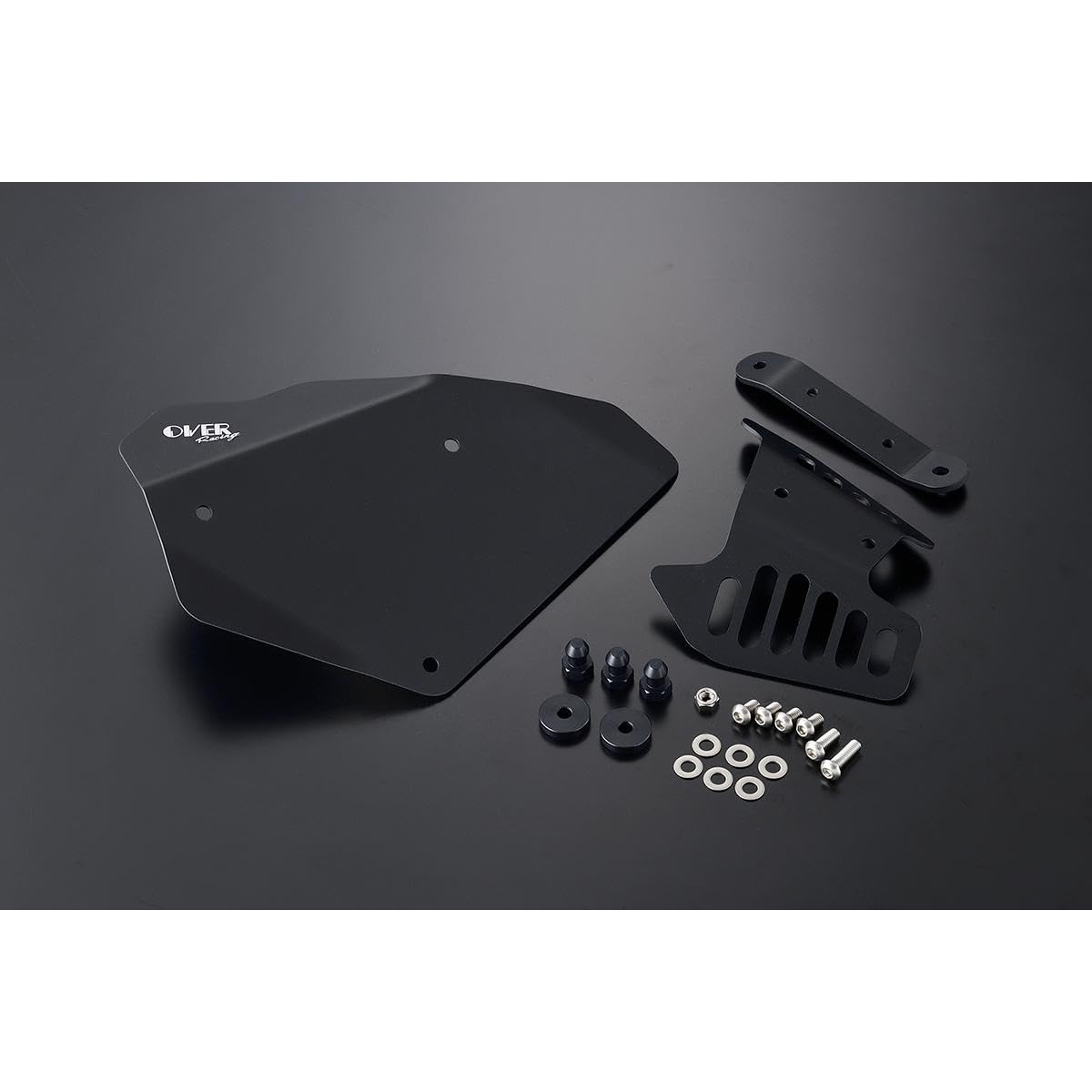 Overracing Side Cover Type 2 Left Side Black MONKEY125 57-012-022B