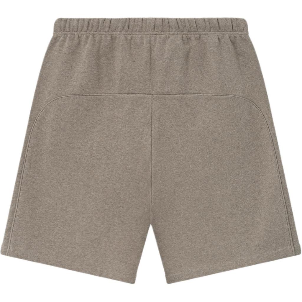 Fear of God Essentials Relaxed Fleece Sweatshort With Piping Homestead Heather Men Bottoms Tan 160SP254553F
