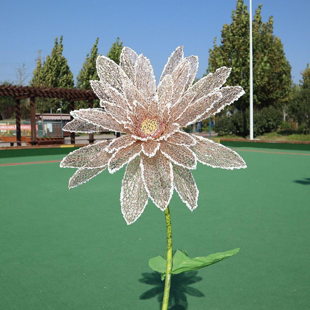 

30 см большой искусственный цветок полые искусственные цветы поддельные цветы фестиваль украшения 5