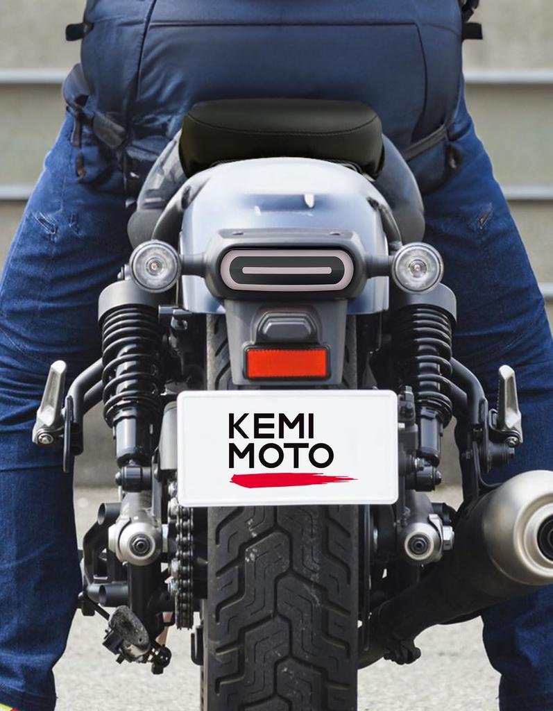 KEMIMOTO Rebel 250 Taillight LED Taillight Kit for Rebel 250/500 with Smoked Lens, Motorcycle Parts, Rebel Accessories