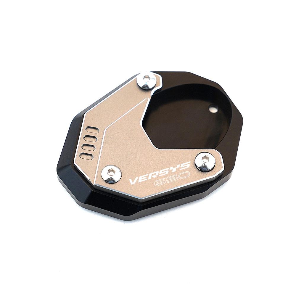 Side Stand Enlarge For KAWASAKI VERSYS650 VERSYS 650 2010-   2022 Motorcycle Accessories Kickstand Foot Enlarger