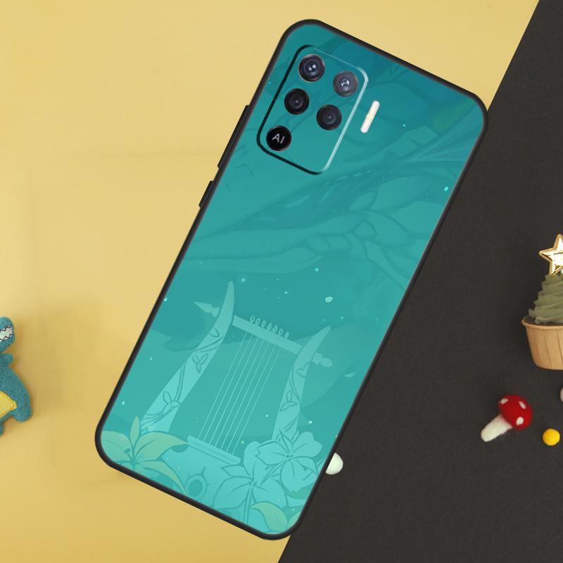 Genshin Impact Game Case For Oppo A60 A80 A40 A15 A16 A17 A57 A94 A74 A54 A76 A96 A18 A38 A58 A78 A98 A5 A6 Pro