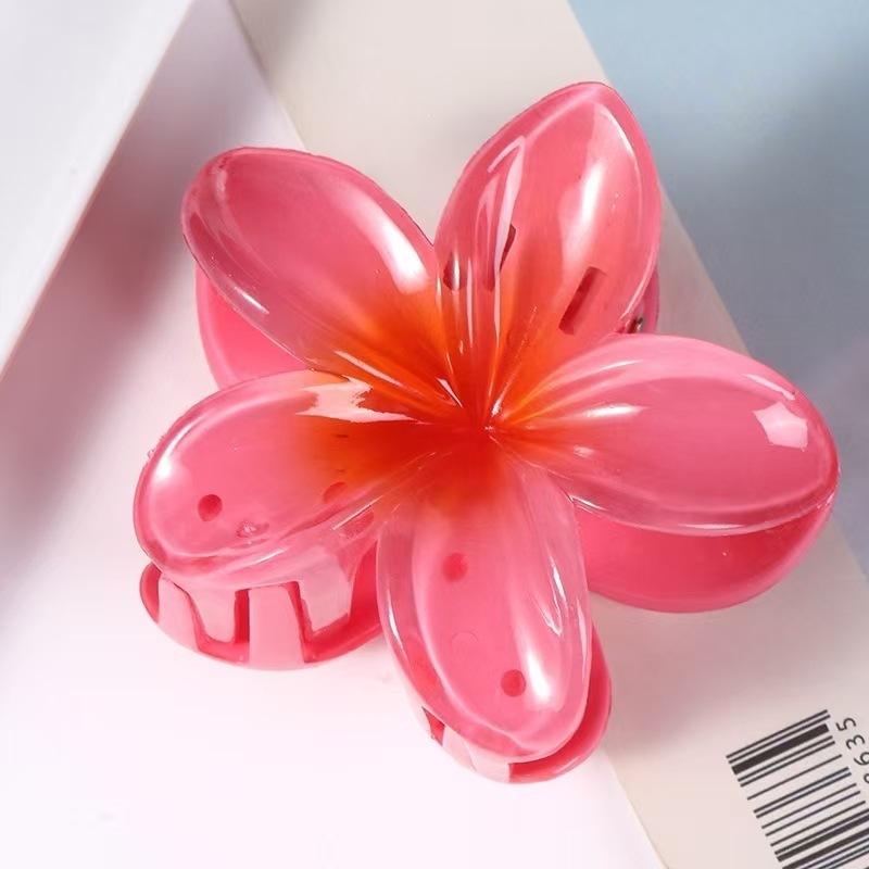 Vintage Damen Mehrfarbige Frangipani Fee Haarspange