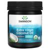 Swanson, Extra Virgin Coconut Oil, Cold Pressed, 1 Lb (454 G)