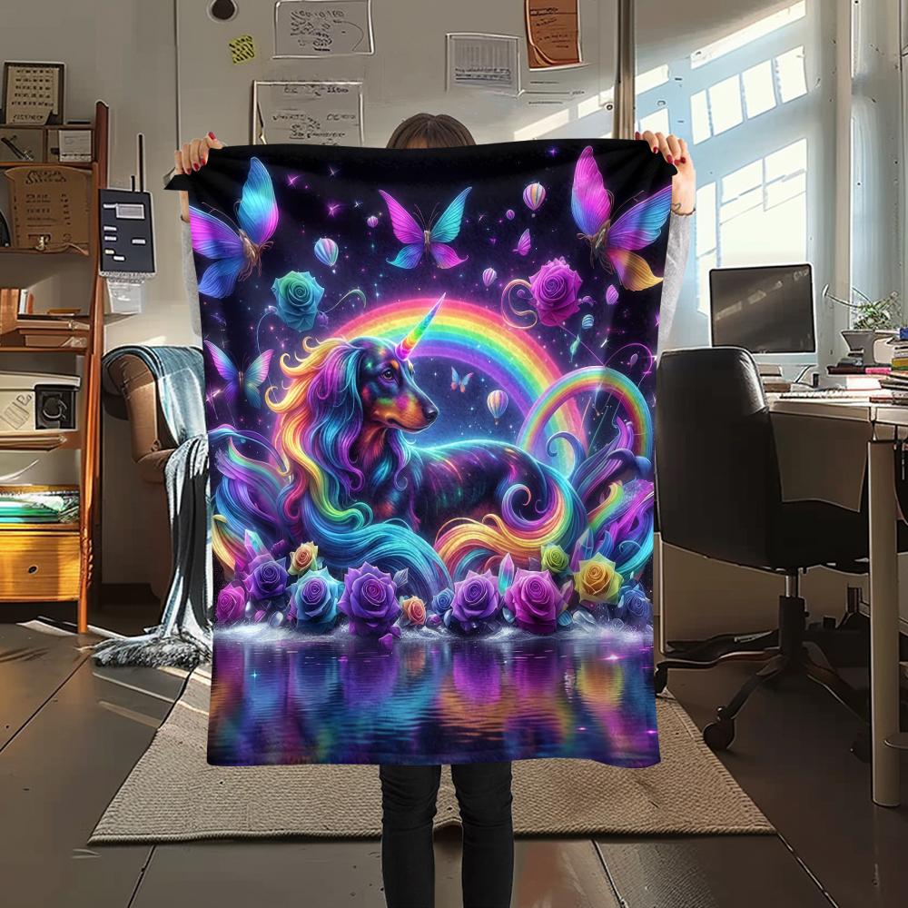 Butterfly flower animals Print Flannel Blanket,High quality Comfortable for All Seasons,Home Decor,Warmth and Comfort,Perfect for Christmas Gifts