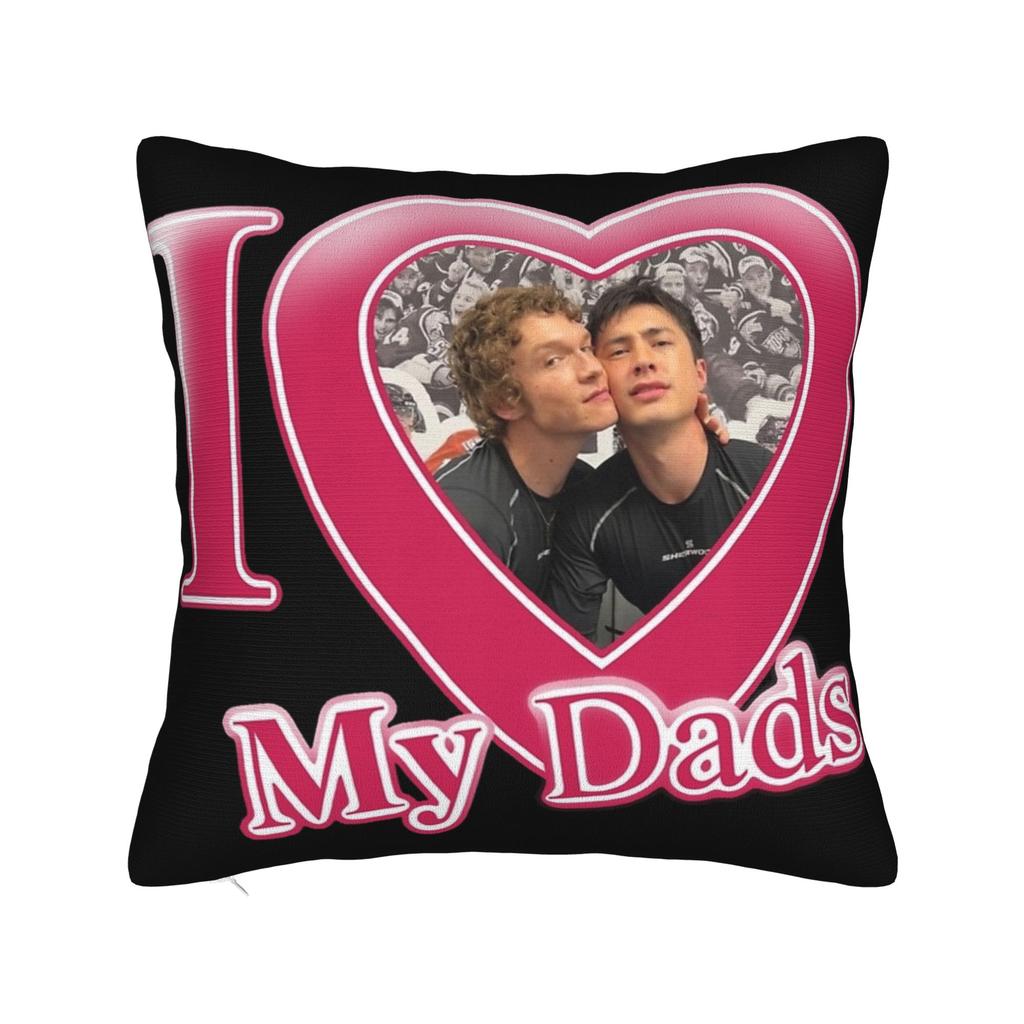 Heated Rivalry Humorous Pillowcase Product Printed Cushion Cover Decoration Hollander and Ilya Rozanov Throw Pillow Case