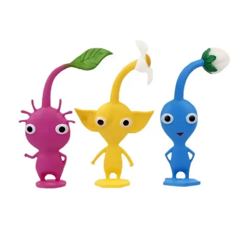 6-12Pcs/Set Game PIKMIN Anime Figure Captain Olimar PIKMIN PVC Action Figure Collection Model Doll Toys For Kids Christmas Gifts