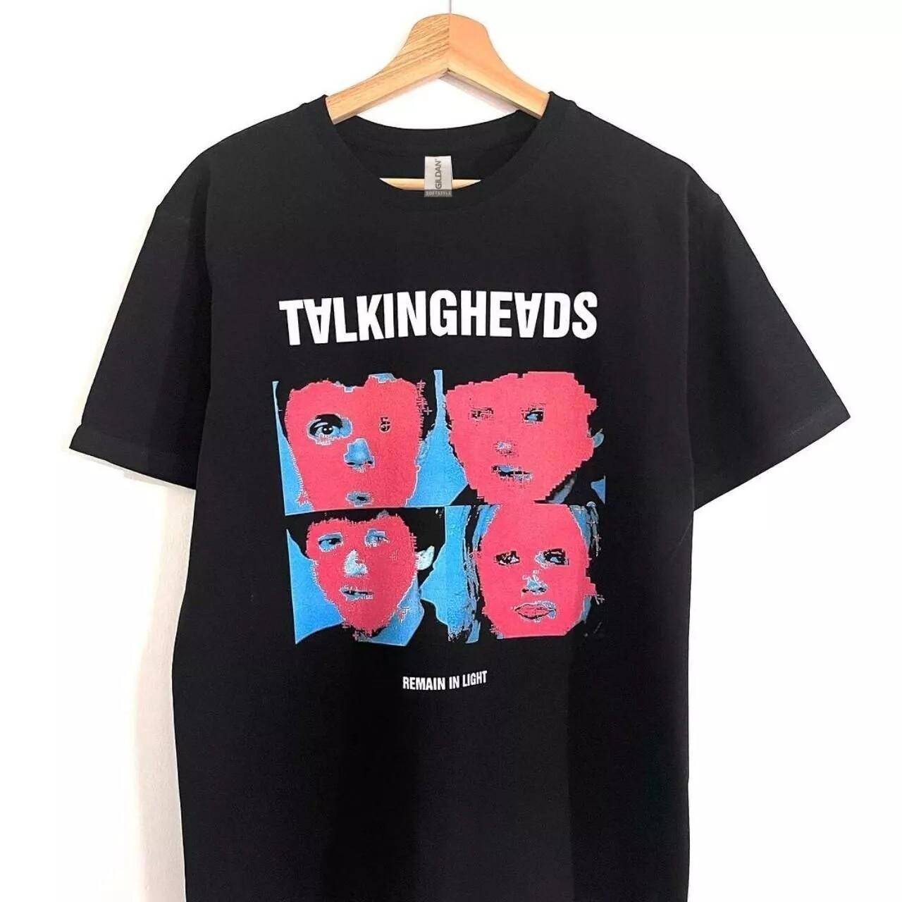 90s Talking Heads Remain in Light Retro Style Black Unisex Tshirt Reprint S-5XL Unisex T-Shirt XXXXL