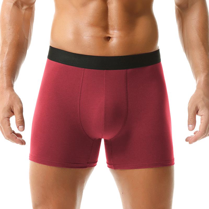 European & American Anti-Chafing Breathable Men's All-Cotton Underwear Shorts