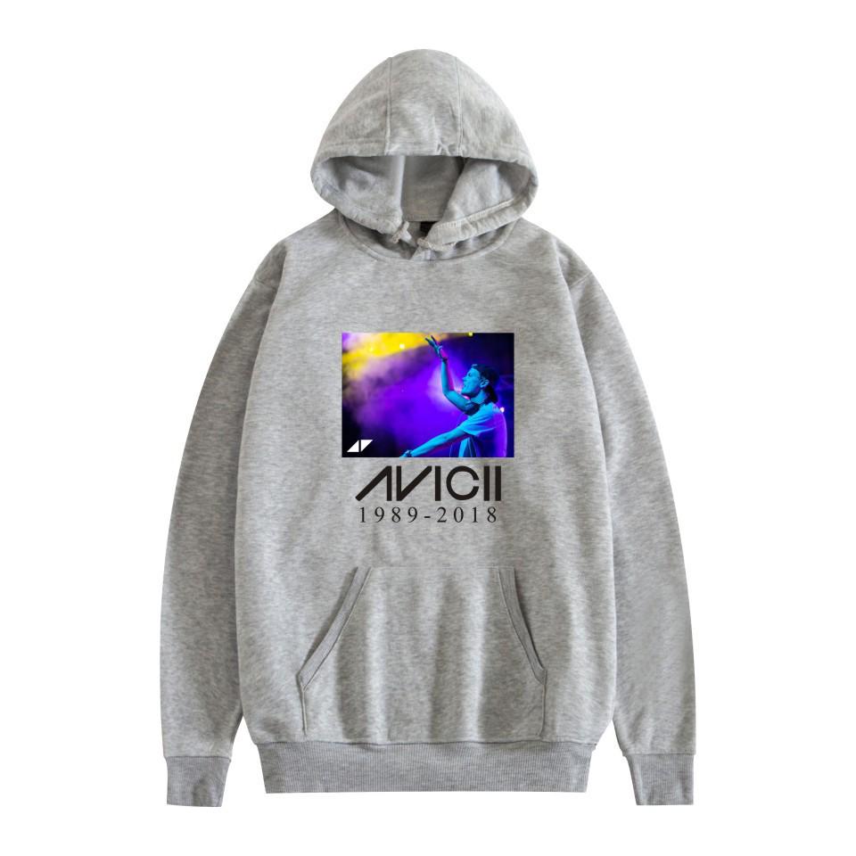 

Swedish DJ Avicii Inspired Men s Versatile Round Neck Hoodie Sweatshirt S
