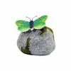 ABS Solar Butterfly Stone Lamp Simulation Stone LED Lawn Light  Outdoor Garden Decor