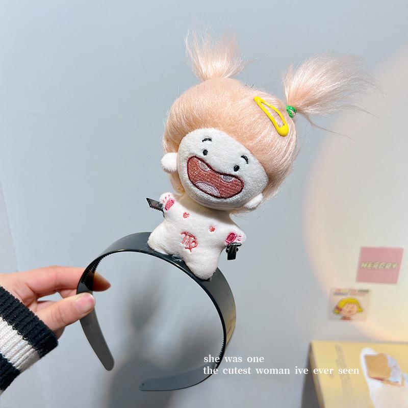 Plush Doll Headband Constellation Doll Hairband Cute Hairhoops Cosplay Headwear Hair Accessories