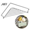 Sink Accessory Organizer Corner Stainless Steel Triangular Shelf, Rustproof Compact Wire Dish Rack Rack, Space Saving Utensil Drying for Kitchen Shelf