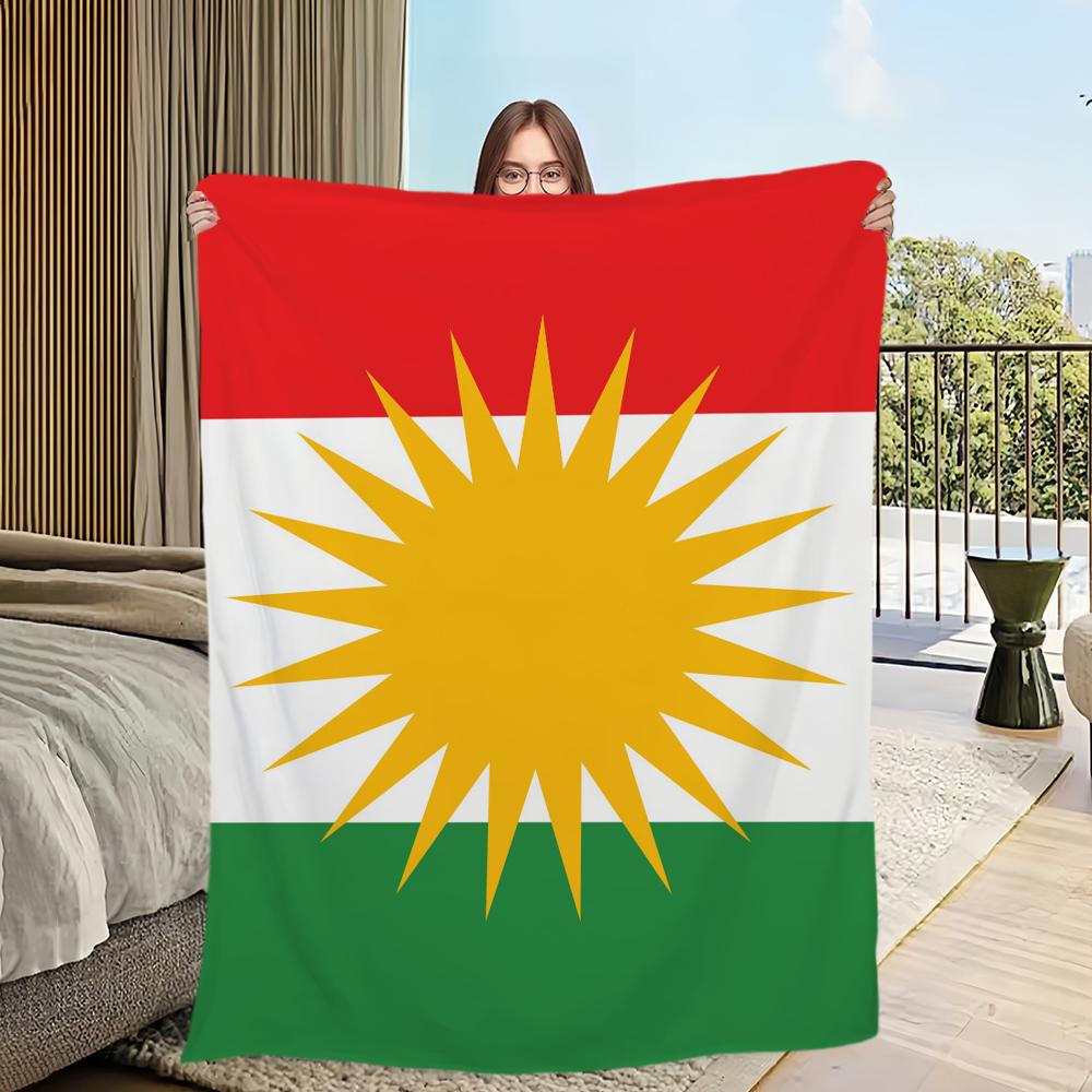 

K-KurdistanS Printed Comfortable And Soft Sofa Living Room Bedroom Plush Blanket Suitable For Home Travel And Gifts 30x40in