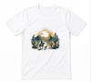 Desert Cactus Southwest Sunset Western White T-shirt