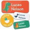 Trees 140Pcs Custom Waterproof Name Tags Stickers Cartoon Style Nakrjki Na Ubrania Imieautocollants Personnalisés Prenom