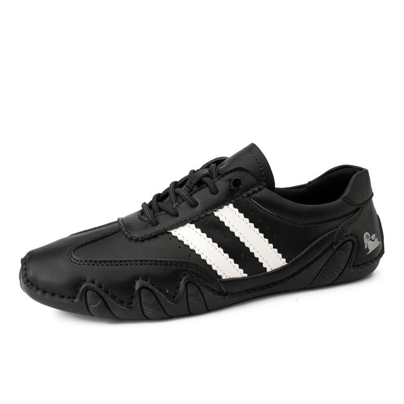 Casuall Shoes for Men Summer Leather Sneakers Shoes Classic Man Loafers Fashion Luxury Shoes White Flat Comfortable Sports Shoes