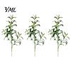Seasonal Botanical Accents for Shelves Faux Olive Branches Vase, Artificial Tree Branches, DIY Fake Realistic Greenery Plants, Stems, Floral