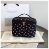 Süße Schleife Kosmetik-Organizer Große Kapazität mit Griff und Trennwand Reise-Make-up-Tasche Tragbar Leicht Toilettenartikel-Aufbewahrungstasche