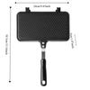 Heat-resistant Breakfast Sandwich Baking Pan Double-Sided Sandwich Maker Toast Frying Pan  Bread