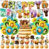 Birthday Cartoon Decorations Party Favors New Anime Figure Birthday Decorations Cute Ballons Plates Cups Tablecloth Accessories