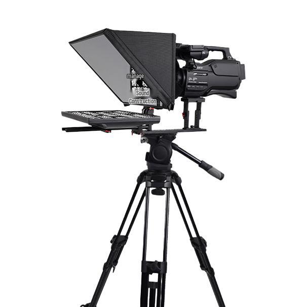 Skyhawk 22-Inch Broadcast-Grade Teleprompter STY/HY-S2200P – 8-Day Dual/Single Screen for Speech & Camera 