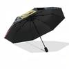 Motorcycle, Halloween Themed Automatic Opening and Closing Umbrella, Brightly Colored 8-rib Portable Umbrella, Suitable for Men and Women