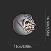 Angry Tough Baseball Cartoon Vinyl Car Stickers for Auto Rear Window Bumper Scooter Motorcycle Helmet Tank Waterproof Decals