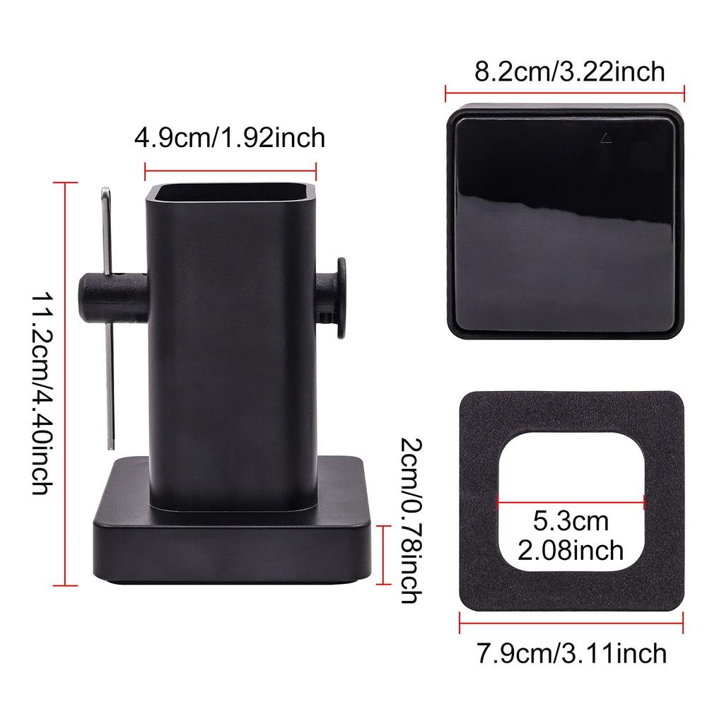 Kryt tažného zařízení 2 palce DC12V 15 LED Rake Linked Tažný přívěs Přijímač tažného zařízení Kouřová čočka Sada 1 ks X-STYLE (Červené)