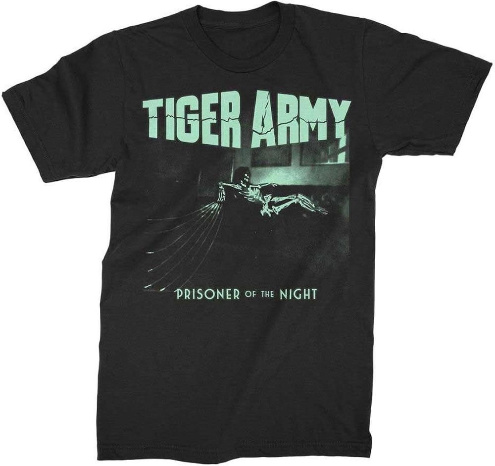Tiger Army band Music Black T-Shirt Cotton All Size RD303 Unisex T-Shirt S