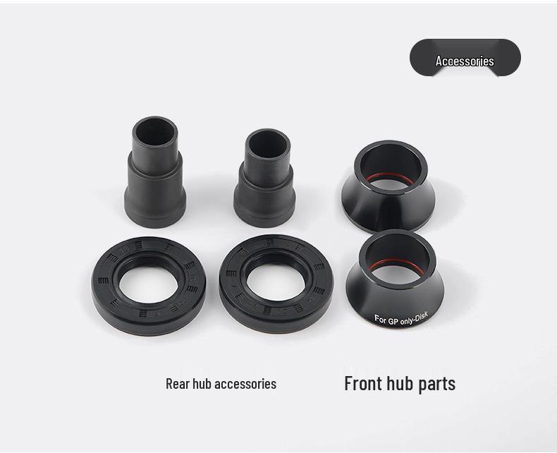 POLSO CNC Aluminum Electric Motorcycle Disc Brake Hub with Six-Bolt, 32H/36H Compatibility, and 10G Spokes