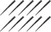 Fukui Craft SPS Made In Dishwasher Made In Japan Chopsticks, Resin, Japan, Safe, Hexagonal, Black, 22.5cm, (10 Pairs)
