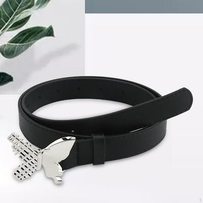 Ladies Belts for Jean Pant Dress Trendy Belt with Metal Buckle Adjustable Waistband