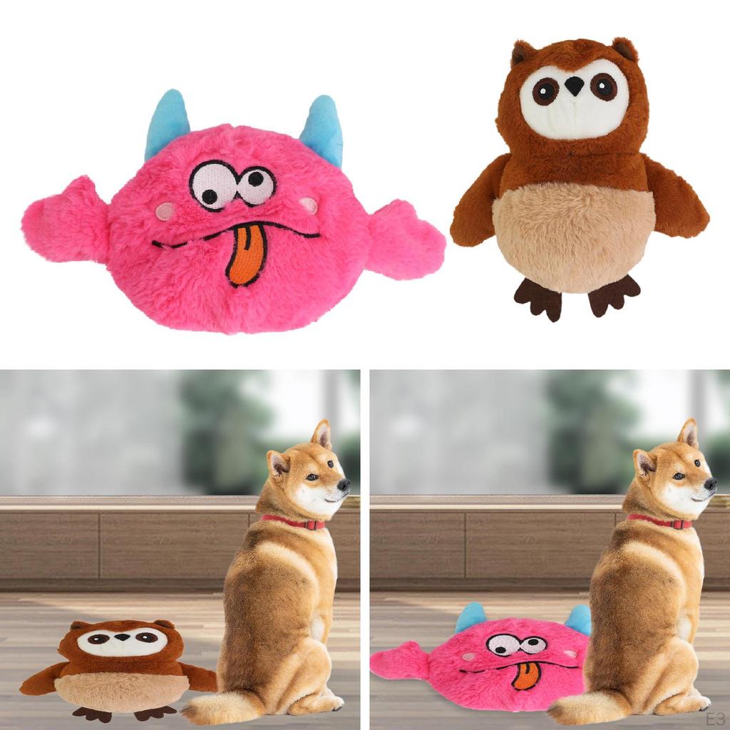 Hunde interaktives Spielzeug Elektrisch Quietschend Bissfest für Indoor-Spiel Unterhaltung