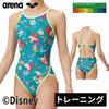 Swimsuit Training One Piece Pink x Blue M [Arena] (Open Back) Women's (PKBL)