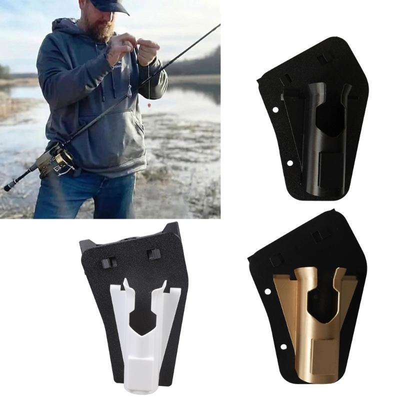 Rod Holder Slide-in Fishing Rod Hip Holsters Quick Draw Waist Belt Inserter Rod Holder Portable Holsters